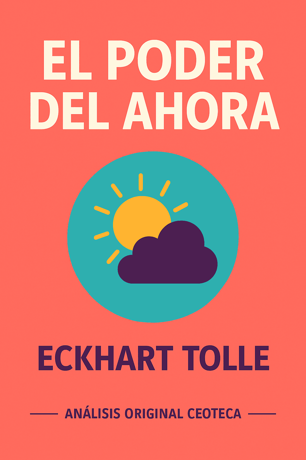 Portada editorial de El Poder del Ahora