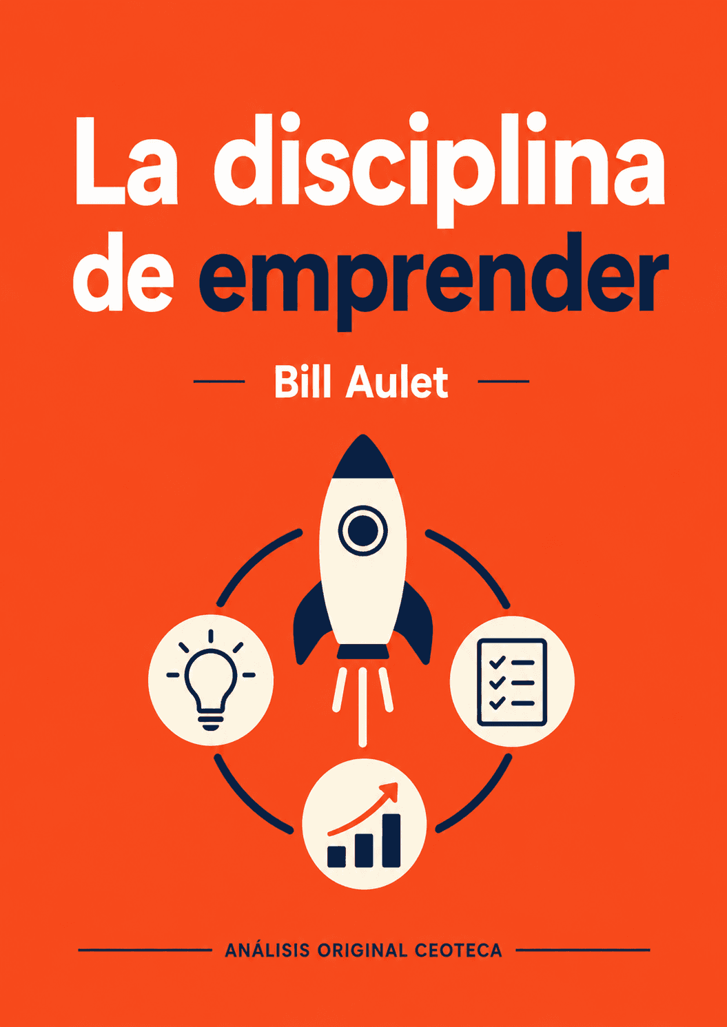 Portada editorial de La disciplina de emprender